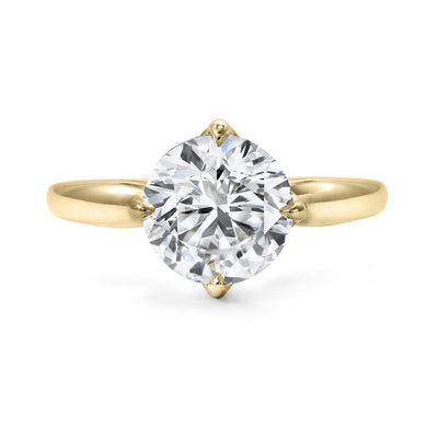 Clarity Diamond™ Signature Lab Grown Round Diamond Solitaire Engagement Ring