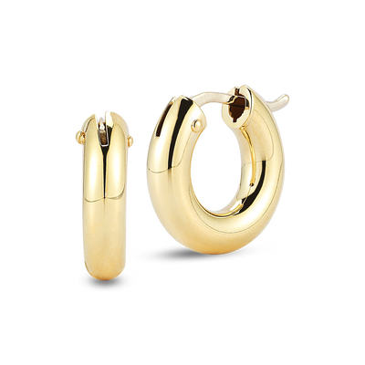 18K Hoop Earrings