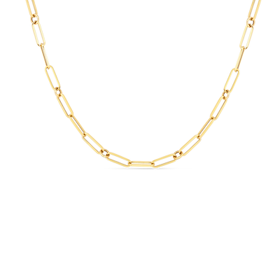 18K Paperclip Chain